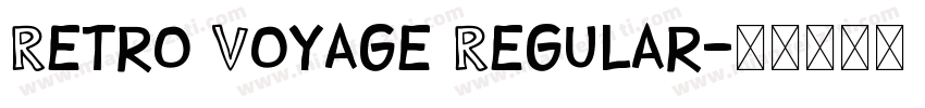 Retro Voyage Regular字体转换